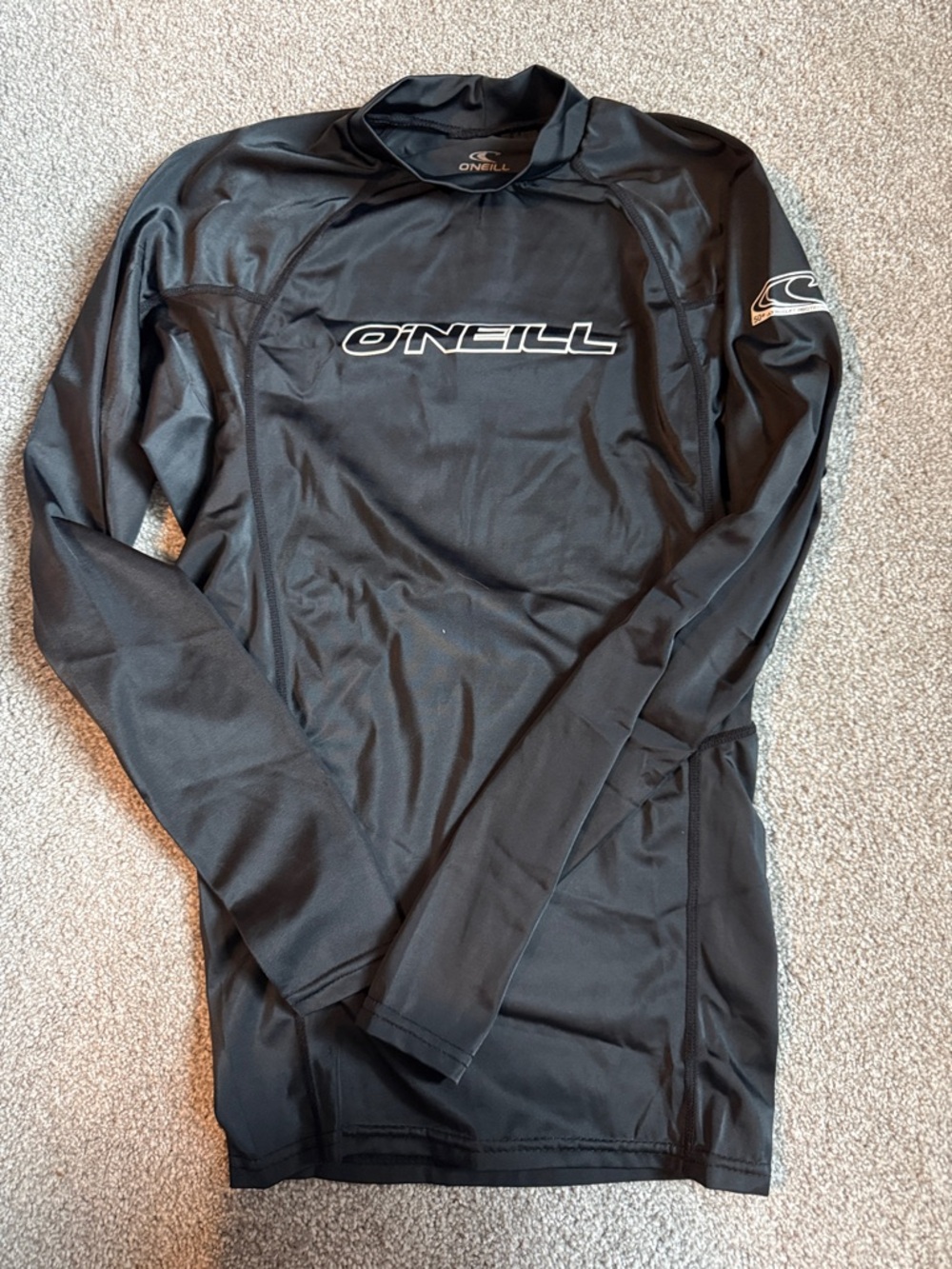 O'Neill Black Long Sleeve Performance Rash Guard